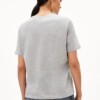 T-Shirt Lualaa silver melange von Armedangels
