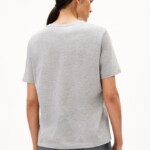 T-Shirt Lualaa silver melange von Armedangels
