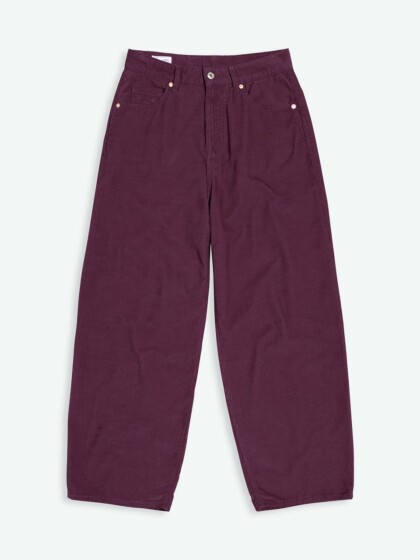 Hose Leila Cord mauve wine corduroy von Kings of Indigo