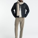 Hose Sushan Cord silver mink von Kings of Indigo
