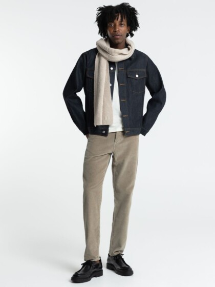Hose Sushan Cord silver mink von Kings of Indigo