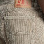Hose Sushan Cord silver mink von Kings of Indigo