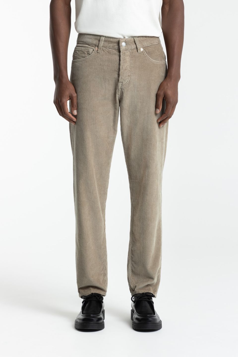 Hose Sushan Cord silver mink von Kings of Indigo
