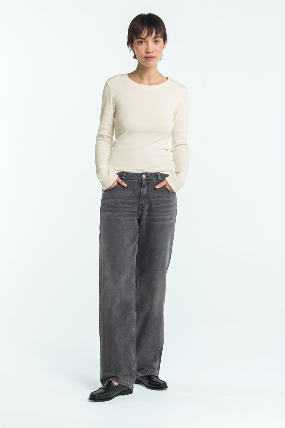 Jeans Joan pony black od black von Kings of Indigo