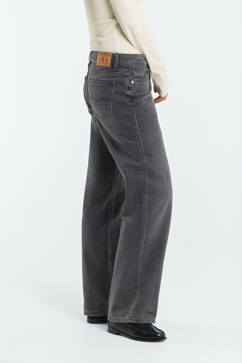 Jeans Joan pony black od black von Kings of Indigo