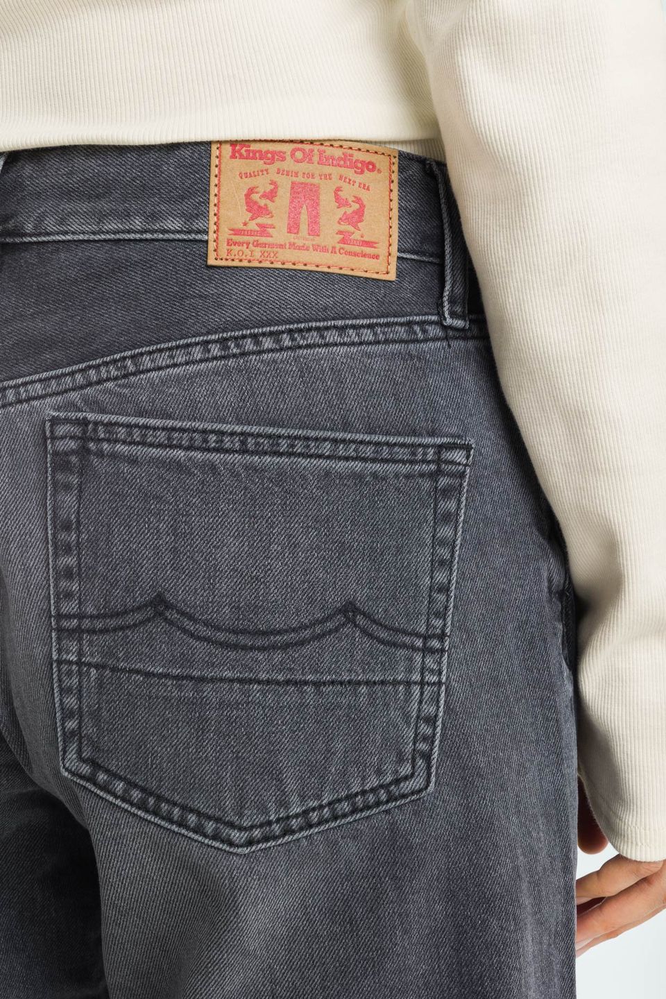 Jeans Joan pony black od black von Kings of Indigo
