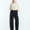 Jeans Leila Cropped holo black used von Kings of Indigo