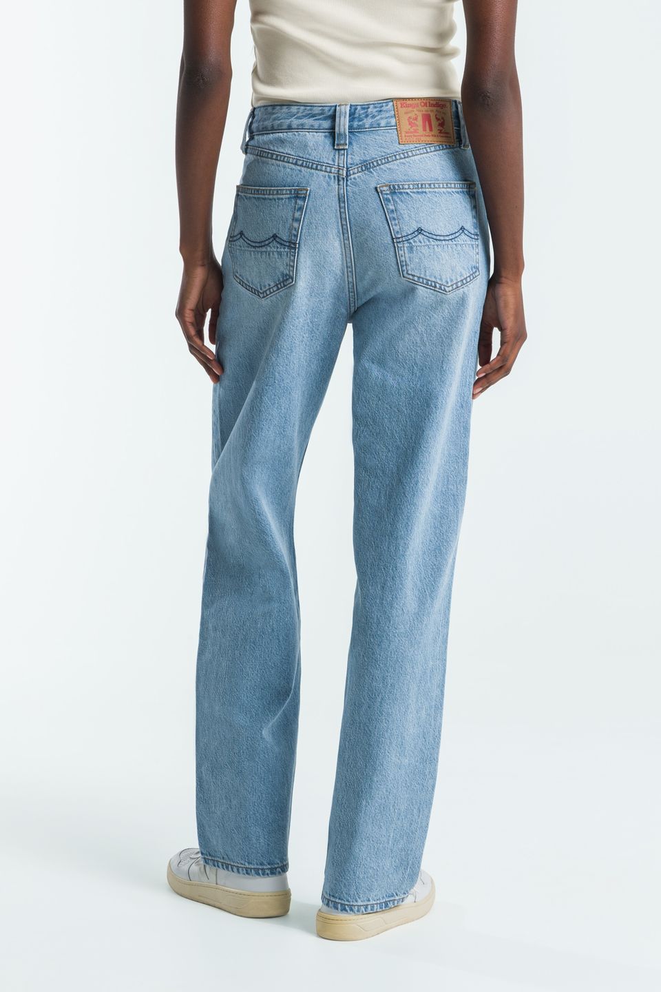 Jeans Noah blue reef super light used von Kings of Indigo