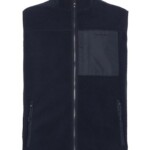Fleece Weste Loose Fit Zip night sky von KnowledgeCotton Apparel