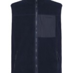 Fleece Weste Loose Fit Zip night sky von KnowledgeCotton Apparel