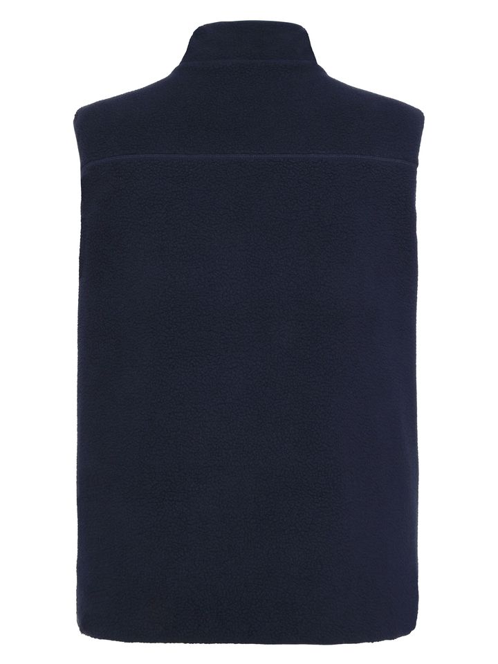 Fleece Weste Loose Fit Zip night sky von KnowledgeCotton Apparel
