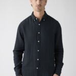 Hemd Checked green check von KnowledgeCotton Apparel
