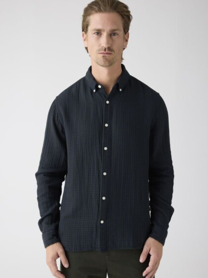 Hemd Checked green check von KnowledgeCotton Apparel