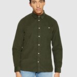Hemd Corduroy forrest night von KnowledgeCotton Apparel