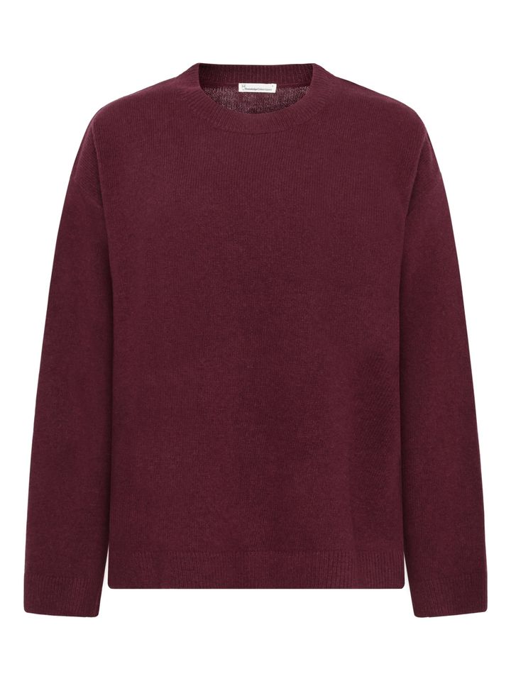 Strickpullover Lammwolle Crew Neck fig von KnowledgeCotton Apparel