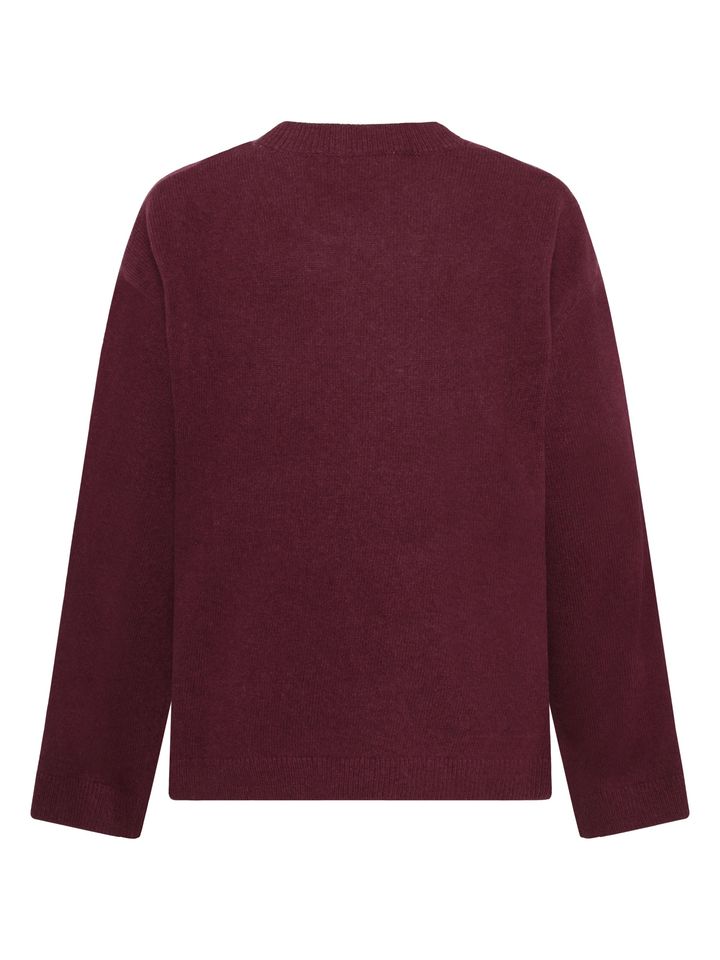 Strickpullover Lammwolle Crew Neck fig von KnowledgeCotton Apparel