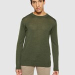 Strickpullover Merino Crew Neck forrest night von KnowledgeCotton Apparel