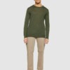 Strickpullover Merino Crew Neck forrest night von KnowledgeCotton Apparel