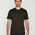 T-Shirt Agnar Basic green melange von KnowledgeCotton Apparel