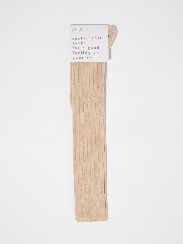 Kniestrümpfe beige melange von Lanius