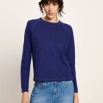 Langarm-Raglanshirt purple blue von Lanius