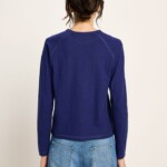 Langarm-Raglanshirt purple blue von Lanius