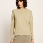 Langarm-Raglanshirt stone von Lanius