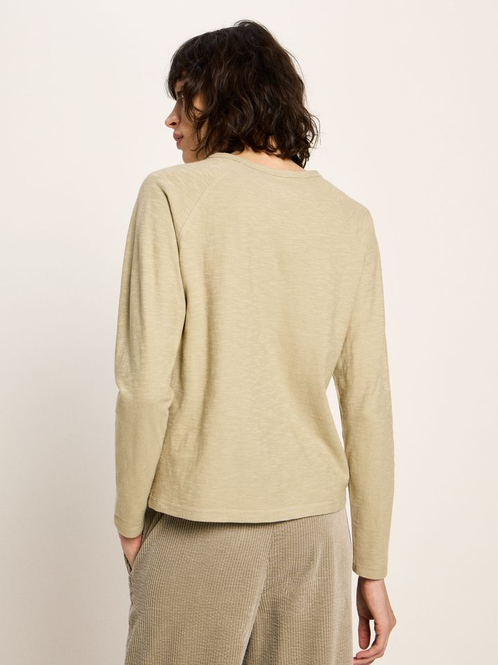 Langarm-Raglanshirt stone von Lanius
