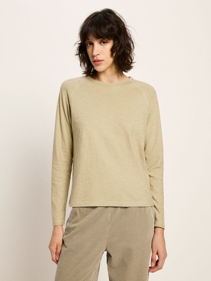 Langarm-Raglanshirt stone von Lanius