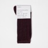 Socken Rippenstrick 25 bordeaux von Lanius
