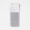 Socken Rippenstrick 25 grey melange von Lanius