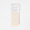 Socken Rippenstrick 25 off white von Lanius
