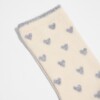 Socken mit Herzen off white von Lanius