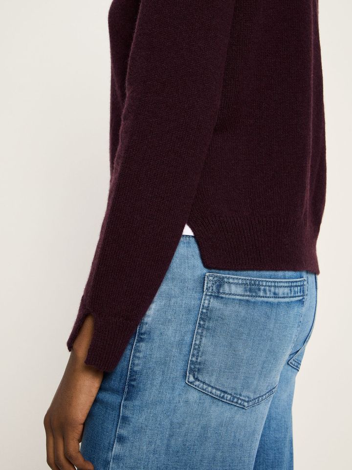 Strickjacke Boxy bordeaux von Lanius Strickjacke Boxy bordeaux von Lanius