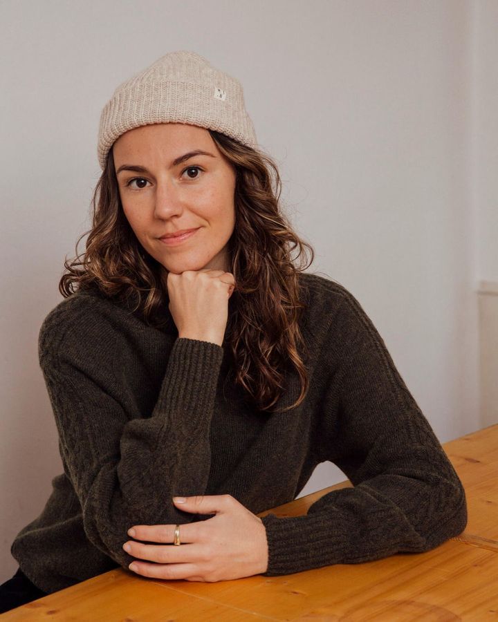 Sweater Cable Knit olive von Matona