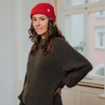 Sweater Cable Knit olive von Matona