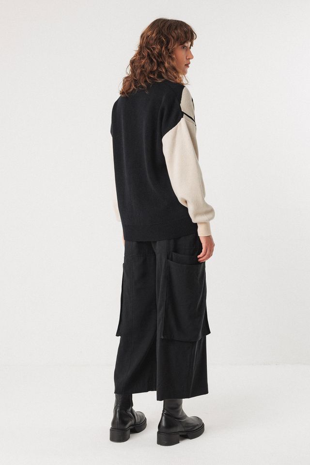 Cardigan Batirtze black von SKFK Cardigan Batirtze black von SKFK