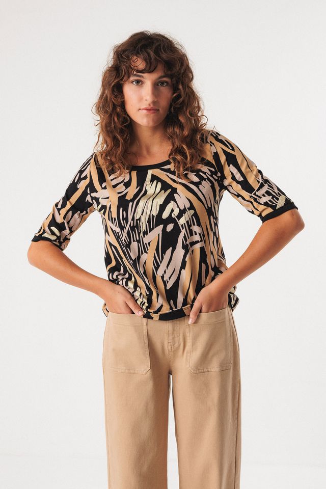 Shirt Oianko stone von SKFK