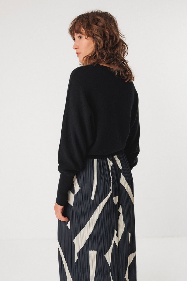 Strickpullover Ibar black von SKFK