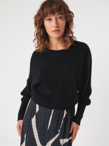 Strickpullover Ibar black von SKFK