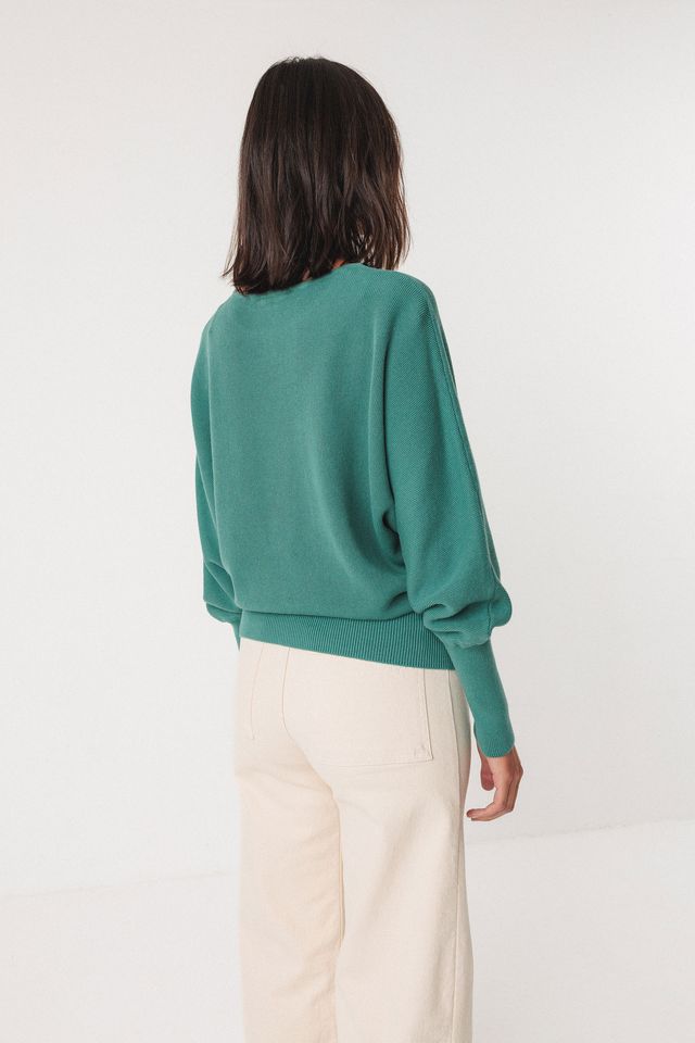 Strickpullover Ibar sage green von SKFK