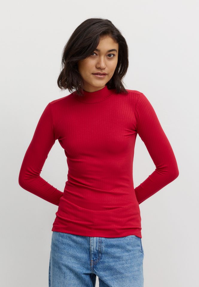 Longsleeve Crassula signal red von recolution Longsleeve Crassula signal red von recolution