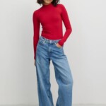 Longsleeve Crassula signal red von recolution Longsleeve Crassula signal red von recolution