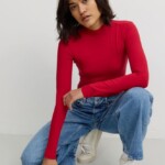 Longsleeve Crassula signal red von recolution Longsleeve Crassula signal red von recolution