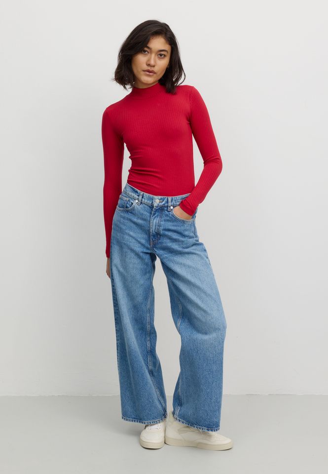 Longsleeve Crassula signal red von recolution Longsleeve Crassula signal red von recolution