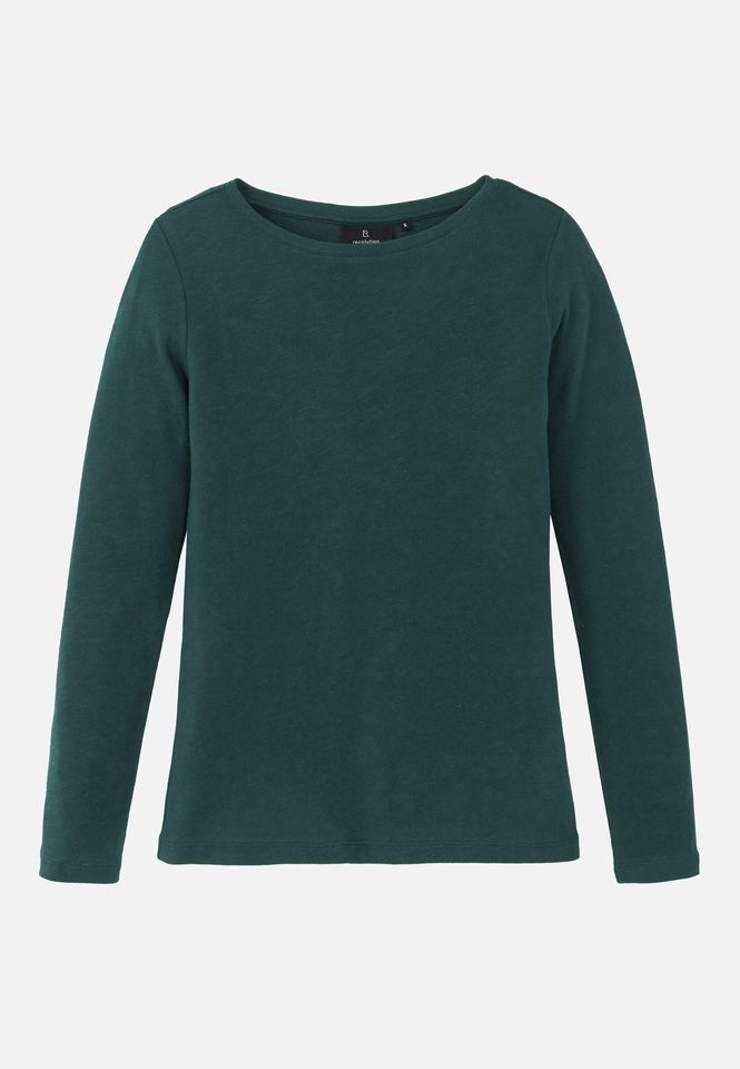 Longsleeve Iris deep green von recolution