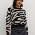 Pullover Pistia Zebra black von recolution Pullover Pistia Zebra black von recolution
