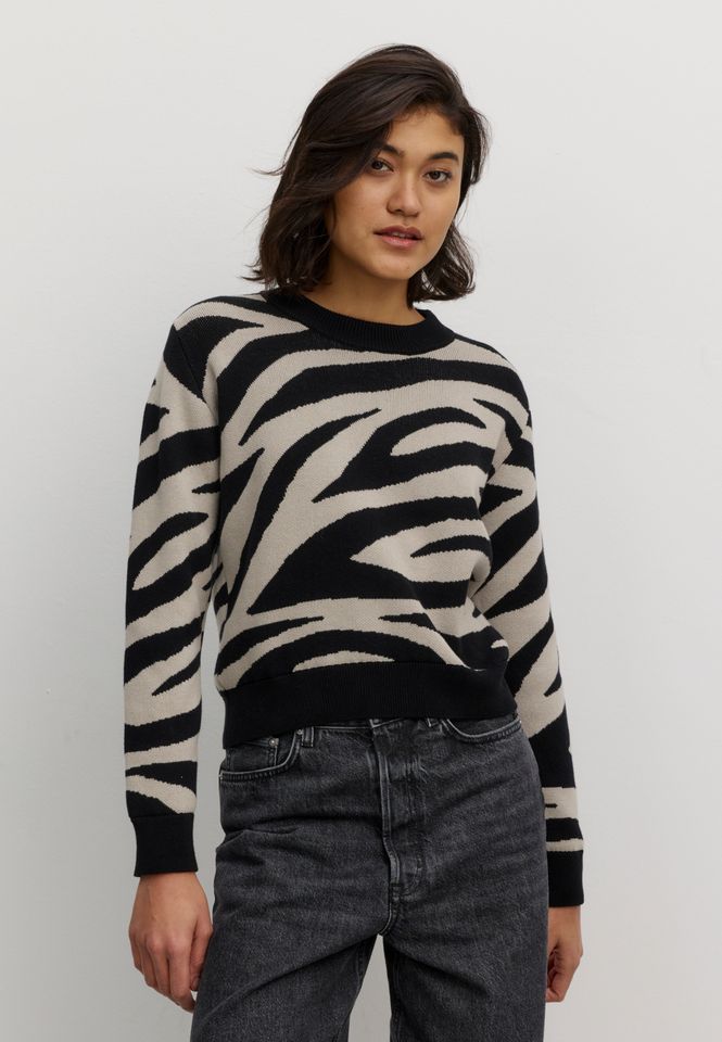 Pullover Pistia Zebra black von recolution Pullover Pistia Zebra black von recolution