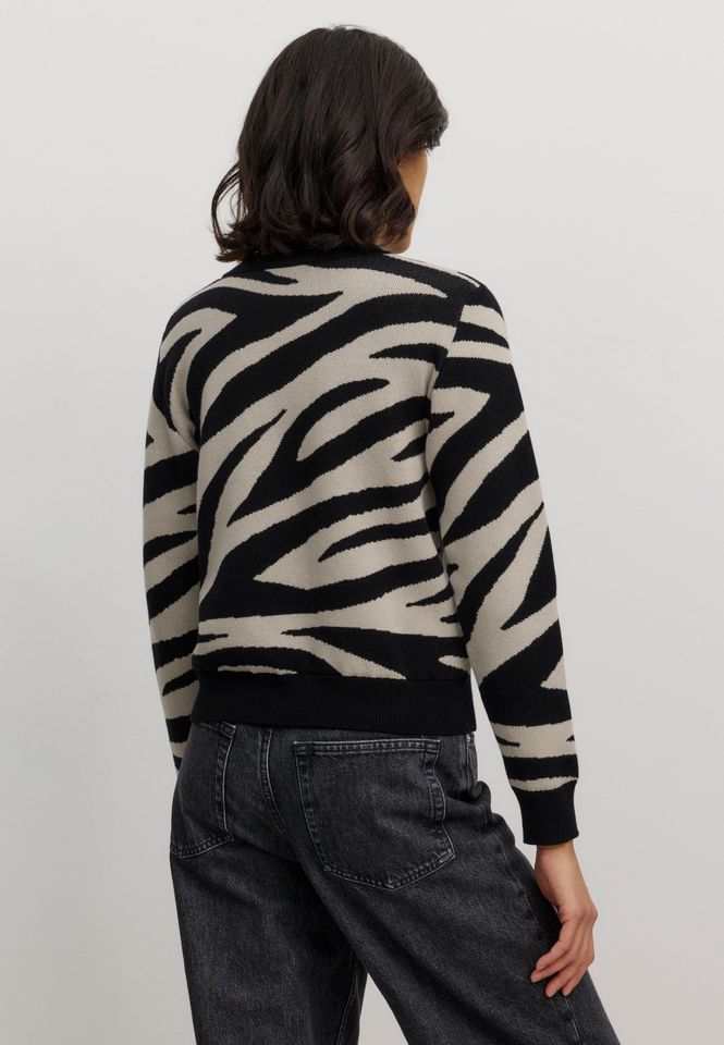 Pullover Pistia Zebra black von recolution Pullover Pistia Zebra black von recolution