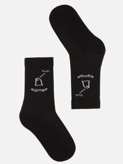 Socken Bergenia Geisterfahrer black von recolution